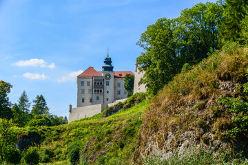 Fototapeta premium Pieskowa Skala Castle - a castle in the village of Suloszowa, Poland.