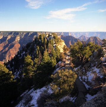 Sunset Views of the Grand Canyon from the North Rim
