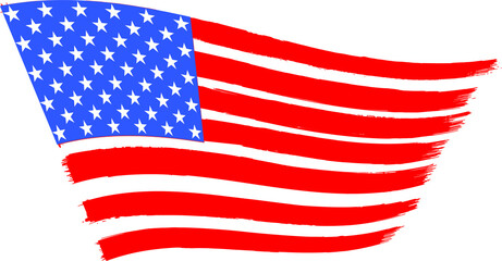 Vectors Of The USA Flags