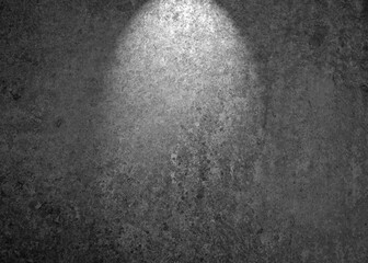 Grunge Textured Wall with a spotlight. Old Wall Texture