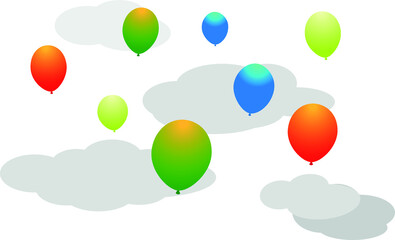 Obraz na płótnie Canvas Balloons