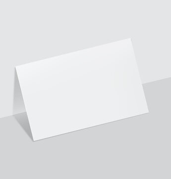 Blanc paper sheet. Vector illustration
