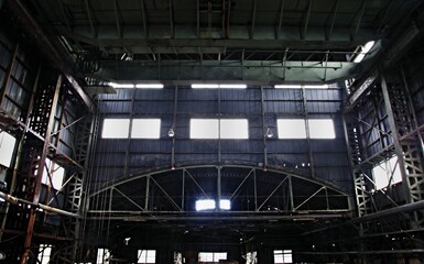 炭鉱施設　第1立坑櫓