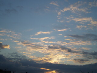 Night sunset city
