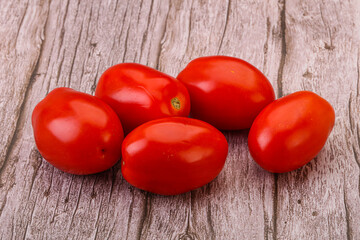 Red bright tasty tomato heap