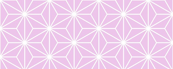 colored asanoha pattern