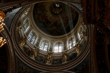 interior of church isaac cathedral st petersburg