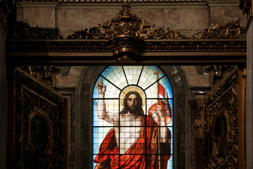 interior of church isaac cathedral st petersburg