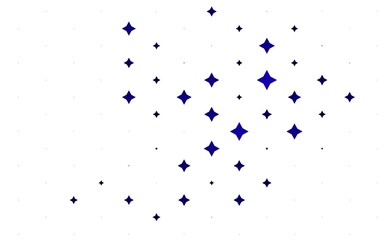 Light Purple vector layout with bright stars.