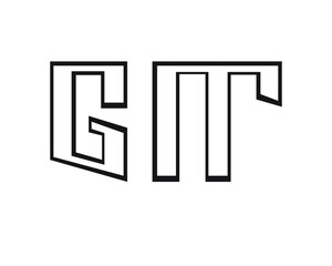 g & m and g & h creative logo designs and monogram logos