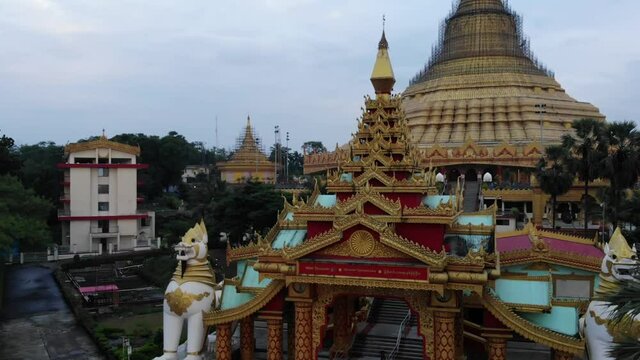 The Global Vipassana Pagoda is a Meditation Dome Hall with a capacity to seat around 8,000 Vipassana meditators near Gorai, North-west of Mumbai, Maharashtra, India.
