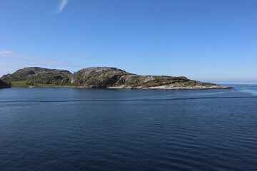 Rocks in the ocean, islands in Norway