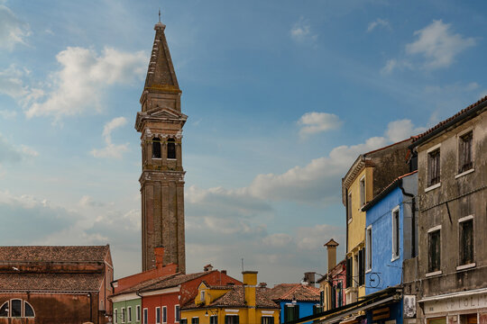 Burano Cathedral Church, Province Of Treviso, Italy