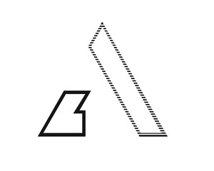 a and a & h logo designs and logo letters