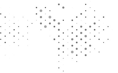 Light Silver, Gray vector template with circles.