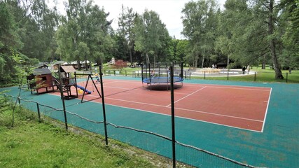 Fototapeta premium playground in the park