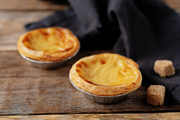 Portuguese custard pies, Pastel de Nata or Pastel de Belem
