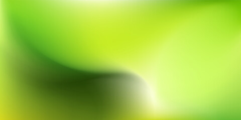 Nature Green blurred background. Abstract gradient with light backdrop. Vector illustration. Ecology concept for your graphic design, banner, poster, wallpapers