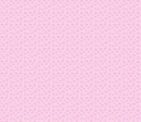 Fototapeta premium vector seamless pattern of hand-drawn red hearts
