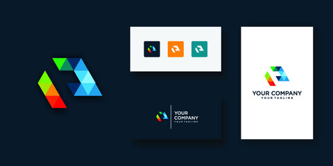 modern design template letter C