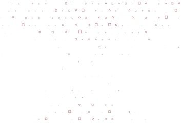 Light Pink vector template with spots, rectangles.
