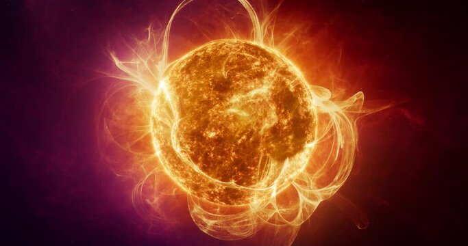 magnetic sun solar storm