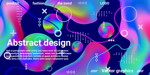 Modern design poster