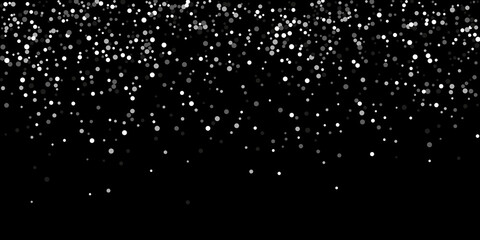 Silver glitter confetti.