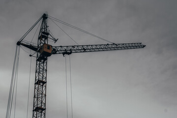 crane on the construction site