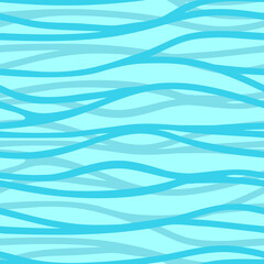 Seamless wavy pattern. Vector abstract background.