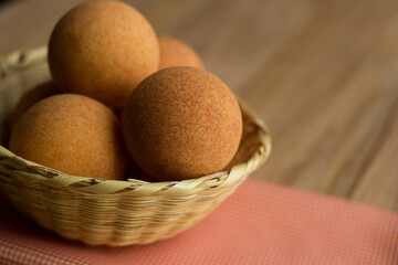 Colombian amasijos. buñuelos. typical Colombian Christmas food