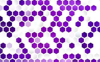 Light Purple vector layout with hexagonal shapes.