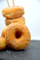 graffe dolci italiani fritti con zucchero