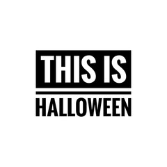 Halloween Word Illustration for design / To print / For web/app design development / Product Development / Lettering