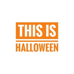 Halloween Word Illustration for design / To print / For web/app design development / Product Development / Lettering