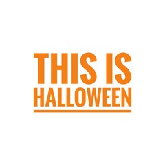 Fototapeta na wymiar Halloween Word Illustration for design / To print / For web/app design development / Product Development / Lettering