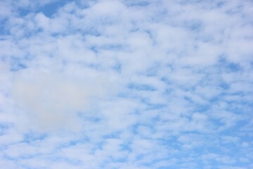 texture of blue sky with white clouds