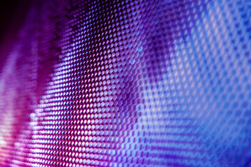 CloseUp LED blurred screen. LED soft focus background. abstract background ideal for design.