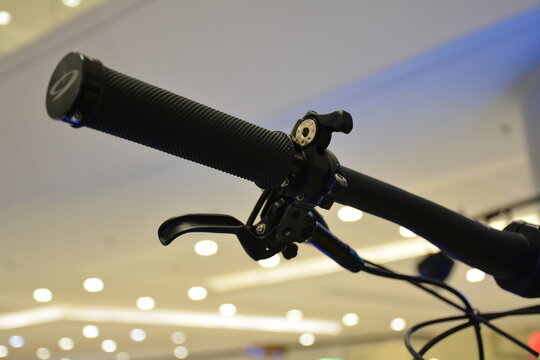 Niner Jet 9 RDO mountain bike handle and brake part at SM Megamall in Mandaluyong, Philippines