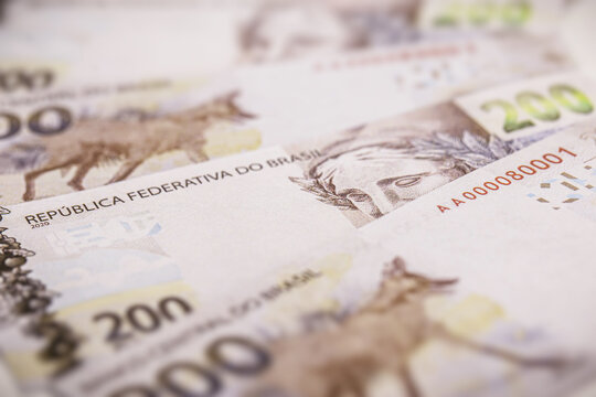 two hundred reais bill from brazil, new 200 reais bill, money from brazil. Grand Prize Concept