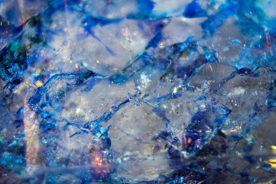 Blue crystal amethyst
