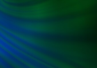 Dark Blue, Green vector blurred and colored template.