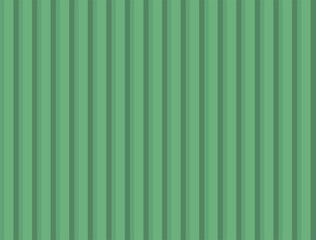 Obraz premium Corrugated metal fence isolated on a white background. Metallic green corrugated board. Flat infographics. Vector illustration.