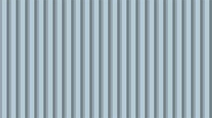 Corrugated metal fence isolated on a white background. Metallic gray corrugated board. Flat infographics. Vector illustration.
