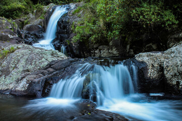 flowing waterfall