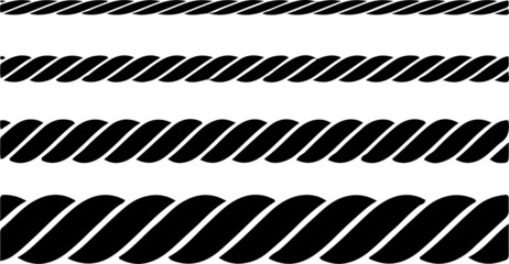 rope vector illustration isolated on background © Kanchana