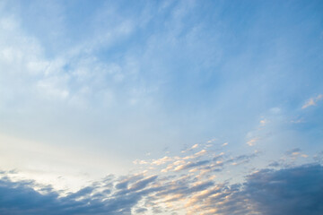 clouds at sunset altocumulus warm