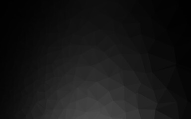 Obraz premium Dark Silver, Gray vector abstract mosaic backdrop.