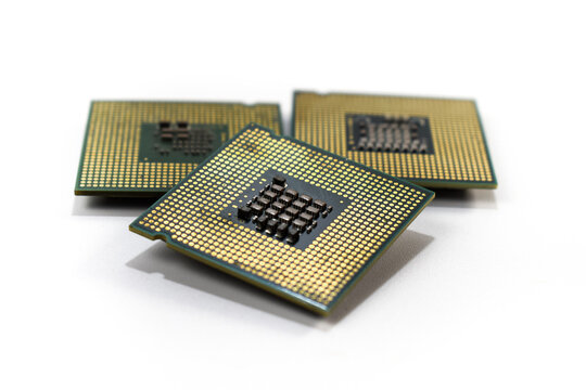 processor on a white background