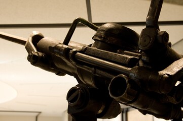 炭鉱施設　第1立坑櫓　削岩機